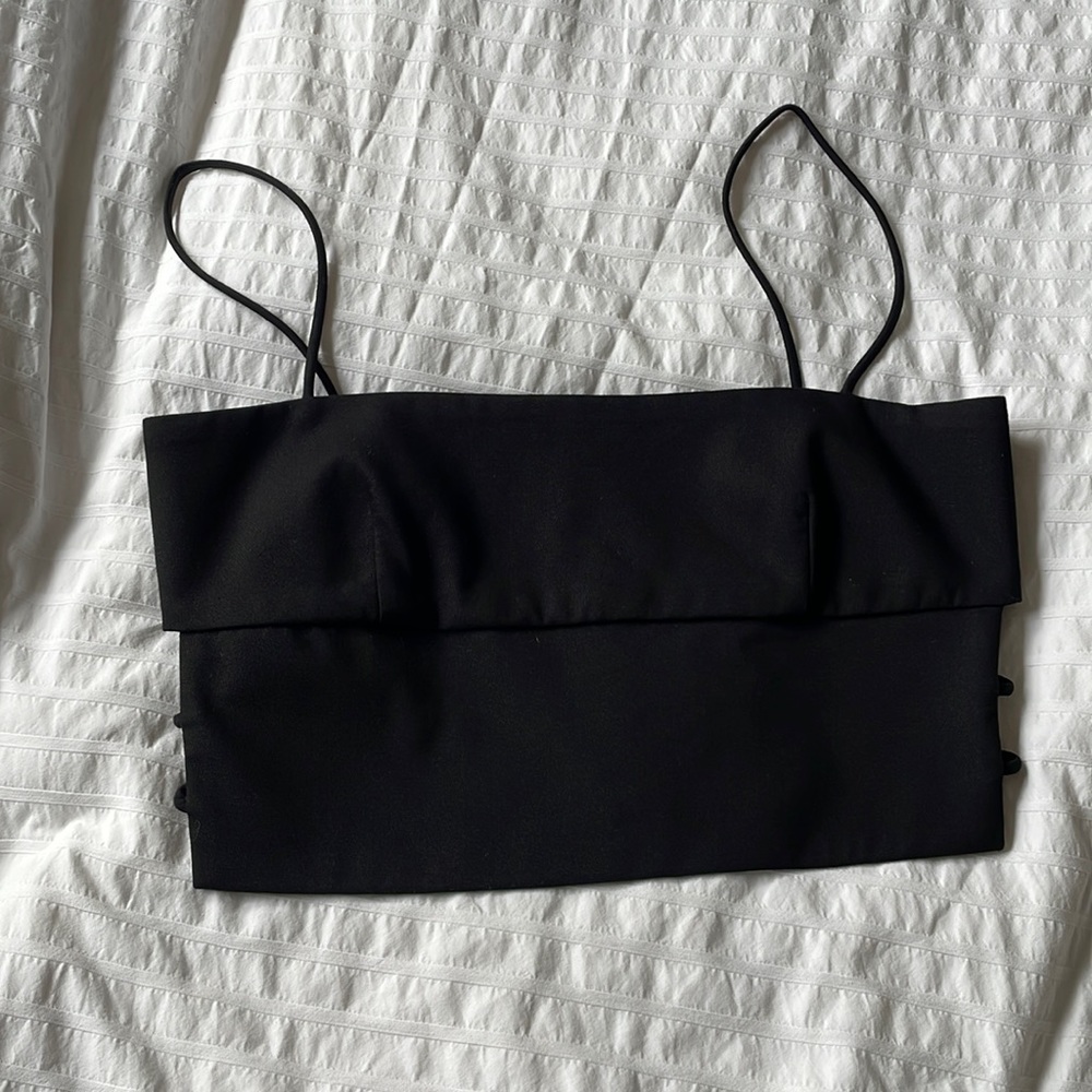 Zara Cut Out Crop Top - Picture 4 of 8